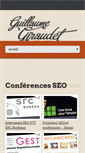 Mobile Screenshot of guillaumegiraudet.com